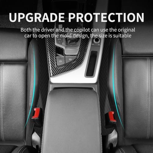 Junecarp 2PCS Car Seat Gap Filler - Elastic Car Seat Gap Filler Organizer Universal for Truck SUV Car Between Seat and Console - Prevent Items from Droping - Add Style to Your Car Accessories