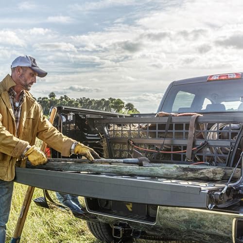 RealTruck Roll-N-Lock Cargo Manager Truck Bed Organizer | CM220 | Fits 2014 - 2018, 2019 Ltd/Lgcy Chevy/GMC Silverado/Sierra 5' 9" Bed (69.3")