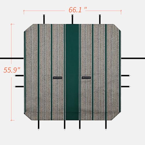 West Coast Auto Car Seat Covers, Baja Saddle Blanket Car Accessories, Universal Fit for Ford, Chevrolet, Dodge, Bench Seats, and Full-Size Pickup Trucks (Green)