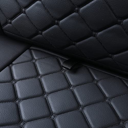 Tomatoman Tacoma Seat Covers Customized for 2005-2025 2026 Sport Extended SR V6 Pickup Truck, Waterproof Faux Leather Car Cushions(Rear Seat, Black) - color: Rear Seat/Black