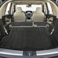 Waterproof Trunk Mat All Weather Cargo Liner 52" x 43" Universal Trimmable Tray Non Slip Interior Snow Rain Dust Rust Protection Heavy-Duty Black Rubber Rear Floor Carpet Cover Kids Dogs Pat Friendly