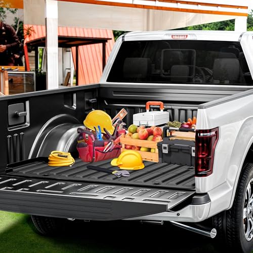 AUTOSAVER88 Truck Bed Mat Fit for 2015-2025 2026 Ford F150 & 2022-2026 F-150 Lightning 5.5 FT Vehicle CrewCab Bed Liner Accessories, TPE All Weather Custom Fit Heavy Duty Pickup Bed Liner, Black - style: 15-26 Ford F150/22-26 F-150 Lightning Bed Mat 5.5FT