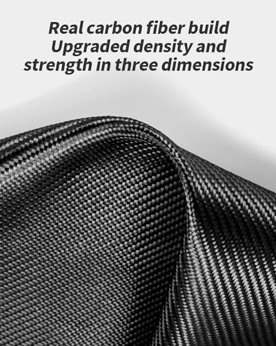 KKTR-CAR Carbon Fiber Center Console Cover, Matte Black Real Carbon Fiber Center Control Cover Compatible with Tesla model 3 (2017-2023), model y (2019-2025)