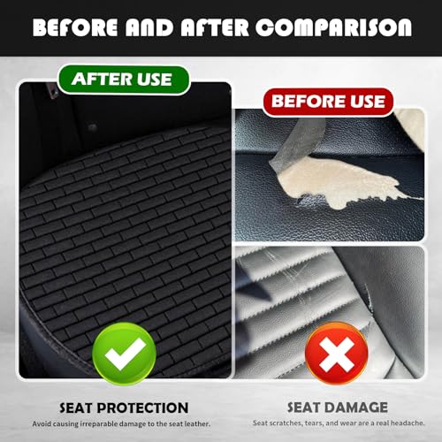 Upgraded Car Back Seat Covers with Storage Bag,Versatile Car Rear Seat Cover for Protecting Seats and Organizing Items,Breathable Cars Bench Seats Cover with Non-Slip Design - color: Rear
