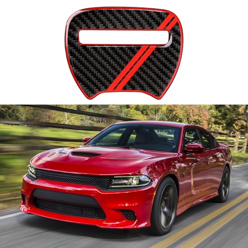 Car Decals for 2015-2023 Dodge Charger Accessories Interior Stickers - color: Steering Wheel Cover