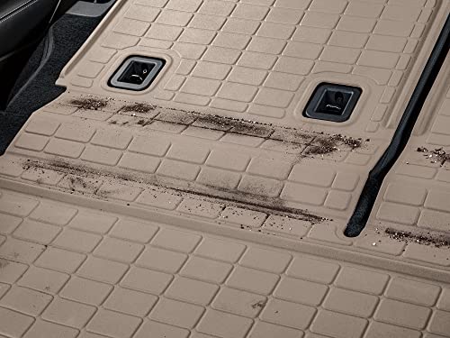 WeatherTech SeatBack Cargo Liner HP for Jeep Grand Cherokee, Grand Cherokee Behind 2nd Row (421502IM), Grey - color: Grey