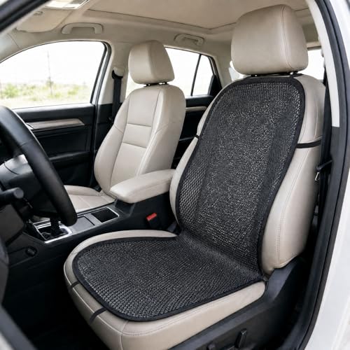 1Pcs Summer Cooling Breathable 3D Air Mesh Car Seat Cushion Pad Cover Universal Fit for Car Truck Pickup SUV Bus Driver's Seat (Black)