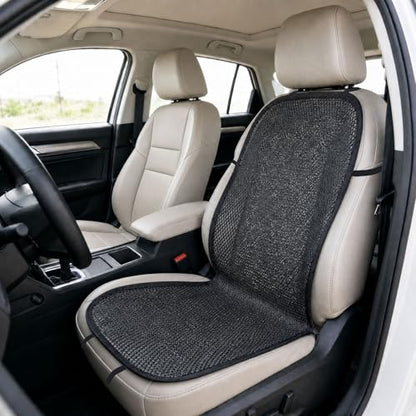1Pcs Summer Cooling Breathable 3D Air Mesh Car Seat Cushion Pad Cover Universal Fit for Car Truck Pickup SUV Bus Driver's Seat (Black)