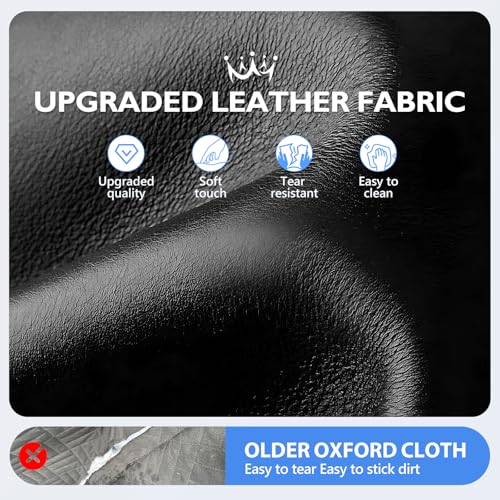 Back Seat Extender for Dogs-Large Space, Hard Bottom Egg Crate Foam Soft Dog Car Seat Cover Holds 420lbs, Sturdy Backseat Extender, Waterproof Pet Car Bed Dog Hammock for Car, SUV, Truck - color: Glossy Black, size: L - For Cars/ Mid-Size SUV/ Small Truck