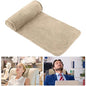 Weysat Recliner Pillow Neck Head Support Roll Non Slip Fleece Adjustable Neck Chair Headrest Cushion for Travel Home Office Recliner Couch Sofa Armchair Support and Pain Relief(Light Camel) - color: Solid