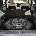 Universal Car Trunk Mat 29" x 39", Fierce Majestic Lion All Weather Trunk Protection Cargo Liner, Durable Cargo Mat Rear Trunk Liner, Stylish Vehicle Interior Accessories Suitable for Most Car Models - color: Fierce Lion