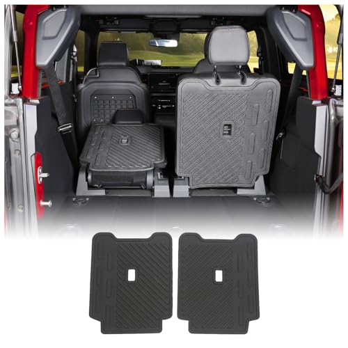 Mabett Back Seat Cover Backrest Protector for Ford Bronco Accessories 2026 2021-2025 2-Door Rear Seat Mats Dog Seat Liner