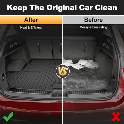 AOMSAZTO Cargo Liner Fit for Buick Envision 2021 2022 2023 2024 2025 2026 - Custom Fit TPE All Weather Cargo Mat Trunk Mat for Envision, Black - style: (3) 2021-2026 Envision | Cargo Mat