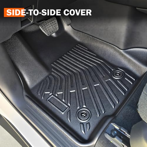 KUST Floor Mats Cargo Mat Set for 2024 2025 2026 Toyota Land Cruiser 5 Seats, All Weather Trunk Mat Back Seat Protector for Land Cruiser Accessories TPE Rubber Cargo Liner High Side - style: For │ Land Cruiser 2024-2026 │ Full Set