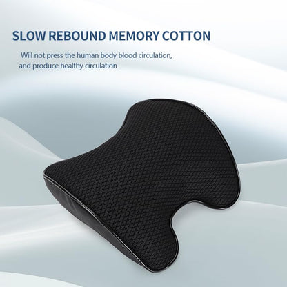 Car Neck Support Pillow,Car Neck Pillow for Relieving Neck Fatigue 100% Soft Memory Foam,Ergonomic Design