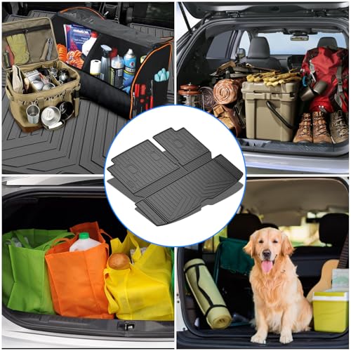Trunk Mat for Pathfinder 2022-2024, MERXENG Car Trunk Protector All-Weather Rear Cargo Area Mat Protective Floor Mat for Pathfinder 2022-2024 - size: for Pathfinder 2022-2024
