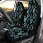 Howilath Women Men Car Front Seat Covers Set of 2, Aztec Southwest Cactus Print High Back Stretchy Bucket Seats for Most Cars, SUV - color: Aztec Southwest Cactus Print - Green
