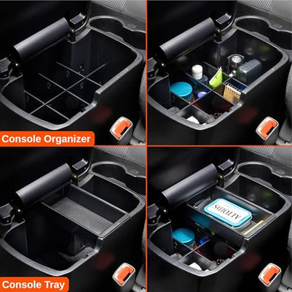 Vehicle OCD - Center Console Divider, Tray, and Glove Box Organizer for Toyota Tacoma (2005-2015) - Made in USA - SLX500 - size: 2005-2015, style: Boxed Set