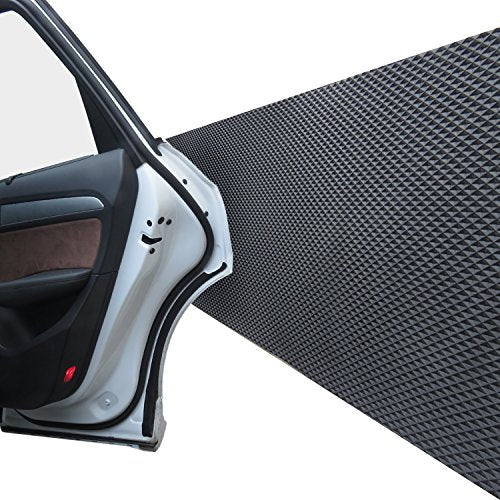 AMPULLA GWP01S Thick Waterproof Garage Wall Protector, Designed in Germany - 2 Pieces in One Roll (1/6" Thickness) - size: 1/6" Thickness Black