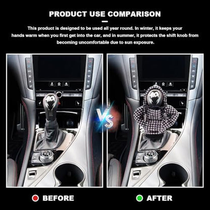 Universal Hoodie Car Gear Shift Cover, Funny Shifter Hoodie, Most Car Gear Shift Levers - color: qianniaogezi, size: 1 Piece
