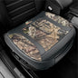 Mossy Oak Car Seat Cover, Luxury Faux Leather Front Bottom Seat Cushion Cover, Universal Anti-Slip with Wrap-Around Design and Storage Bags, Suitable for Most Vehicles - Gray Color 1 Piece - color: Gray