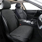 Breathable Car Seat Cover,Luxury Front Seat Cover,Durable and Non Slip,Polyester Silk Material, Universal Car Seat Cushion,Suitable for All Seasons,Airbag Compatible (Black，1PC) - color: Black-Front-1pc