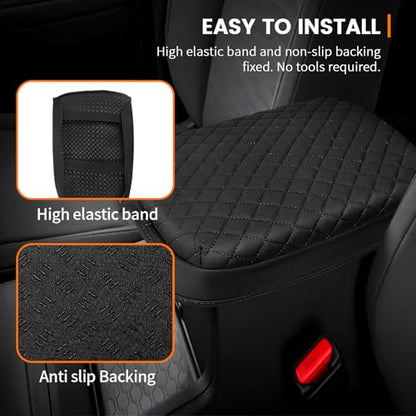 Custom Fit for Center Console Cover Nissan Frontier 2025 2024 2023 2022 Armrest Cover Center Console Pad Interior Accessories Car Armrest Seat Box Cover Protector - size: Nissan Frontier 2025 2024 2023 2022