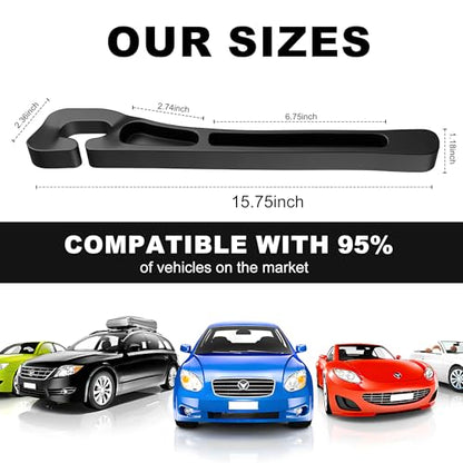 Car Seat Gap Filler 2 Pack,No Drop Seat Guard,Drop Seat Gap fillers Between Seat and Console Stop Things from Dropping (Black)