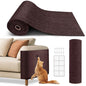 VIVOYAN 78.7"x15.8" Cat Scratch Mat,Trimmable Self-Adhesive Carpet,DIY Climb Cat Scratcher for Cat Couch Furniture or Wall Protector,Covering Cat Tower,and Replacement Pads (Brown) - color: Brown