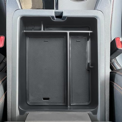 EDBETOS Center Console Organizer Compatible with 2023-2026 Honda Pilot, 2024 2025 2026 Ridgeline/Passport Insert Tray Secondary Storage Armrest Box ABS Plastic Material, Black - color: Black