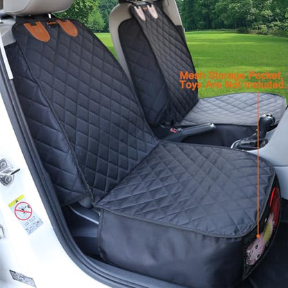 Front Seat Cover for Dogs 2PK Car Seat Covers Front Seats Pet Car Seat Cover Bucket Car Seat Cover for Dogs Front Car Seat Covers Front Seat Pet Cover - size: 19x43x5” (Pack of 2)