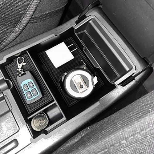 Compatible with Subaru Impreza 2017-22 2023 and Crosstrek 2018 2019 2020 2021 2022 2023 Accessories Center Console Tray Organizer, Armrest Secondary Storage Box