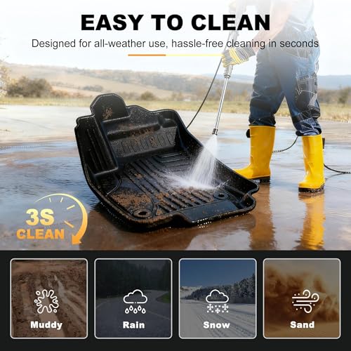 AOMSAZTO Floor Mats & Seatback Mats & Cargo Mat Fit for Nissan Kicks 2025-2026 (Not Fit AWD & 2025 Kicks Play) All Weather 3D Protection Heavy Duty | 6-pc, Black - style: 8)2025 Kicks Floor Mats & Cargo Mats & Backrest Mat