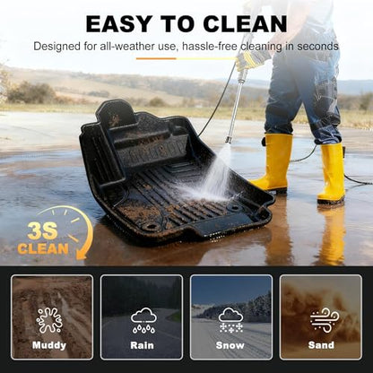 AOMSAZTO Floor Mats & Seatback Mats & Cargo Mat Fit for Nissan Kicks 2025-2026 (Not Fit AWD & 2025 Kicks Play) All Weather 3D Protection Heavy Duty | 6-pc, Black - style: 8)2025 Kicks Floor Mats & Cargo Mats & Backrest Mat