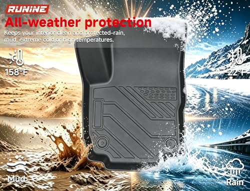 Floor Mats for Chevy Equinox 2025-2026/GMC Terrain (Not for EV),All Weather Protection Custom Floor Mats Trunk Cargo and Car Windshield Cover Set for Chevy Equinox Accessories - size: Chevy Equinox 2025-2026