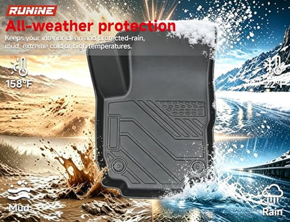Floor Mats for Chevy Equinox 2025-2026/GMC Terrain (Not for EV),All Weather Protection Custom Floor Mats Trunk Cargo and Car Windshield Cover Set for Chevy Equinox Accessories - size: Chevy Equinox 2025-2026