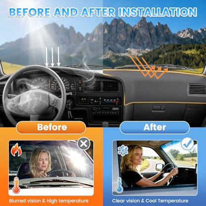 KUST Gray Dash Cover Compatible with Toyota 4Runner 1989-1995 Dashboard Cover Accessories for 4Runner Non-Slip Polyester Dashboard Mat Custom Fit Center Console Sunshield Protector No Glare - size: 4Runner 89-95(Gray)
