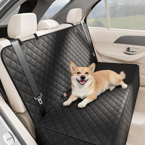 Dog Car Seat Cover for Back Seat, Waterproof Pet Bench Seat Cover for Dogs, Scratchproof Nonslip Rear Seat Protector for Cars, Trucks, SUVs - size: Full Bench