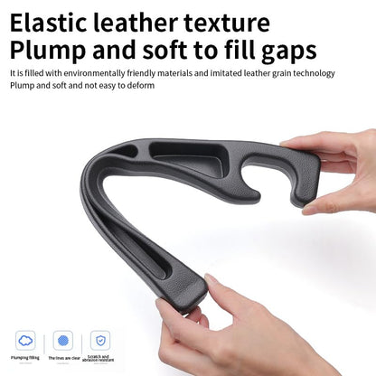 for Tesla Car Seat Gap Filler for Model 3 Y 2016-2024 - EVA Anti-Slip Organizer with Storage Slots for Phone/Keys, Easy Installation Gap Blocker to Prevent Items Falling (2 Pack Black)