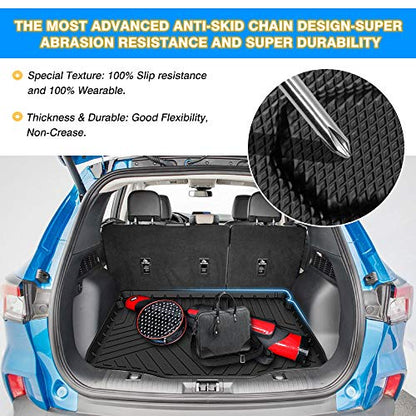 Escape Cargo Liner - Trunk Mat for Ford Escape 2020-2025 2026, All Weather Cargo Mat for Escape Accessories, Heavy Duty Car Mats, Car Accessories - size: 3)Ford Escape 2020-2025
