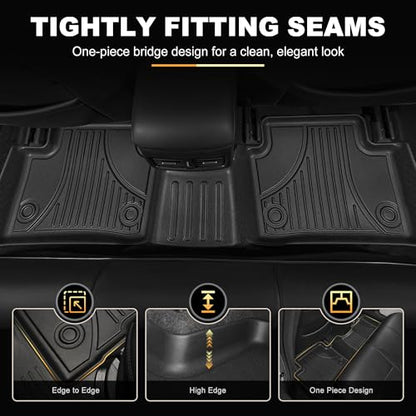 Floor Mats & Cargo Liner Set Custom Fit for Mazda CX-50 2023-2026 (Not for Hybrid) All-Weather TPE Rubber Anti-Slip CX50 Car Interior Accessories - style: 4)23-25 CX-50 Floor & Cargo Mats