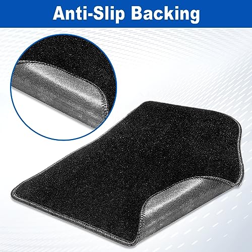 Spurtar for Tesla Model 3 Floor Mats Carpet 2026-2017, Cut Pile Car Floor Mats, Anti-Slip for Model 3, All Weather Protector Automotive, Front & Rear Seat Car Rug 3PCS - size: 2017-2025 Cut Pile (3PCS)