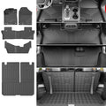 powoq Floor Mats Compatible with 2016-2022 Honda Pilot Cargo Mat Cargo Liner Trunk Mat TPE Replacement for 2016-2022 Honda Pilot Accessories (8 Seats Trunk Mat with Backrest Mats+Floor Mats) - size: Compatible with Honda Pilot | 2016-2022