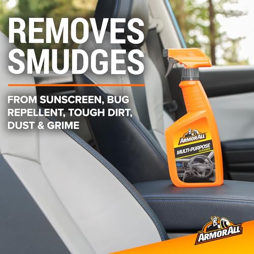 Armor All Multi-Purpose Car Cleaner Spray with Odor Elimination Technology, 16 fl oz Spray Bottle, New Car Scent, Multipurpose Interior Cleaner - size: 16 Fl Oz (Pack of 1)