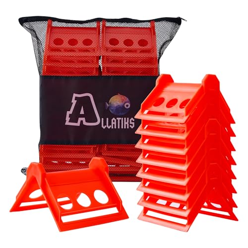 32 Pack 4" Flatbed Edge Protectors with Carrying Case - 4" Winch Ratchet Straps - Plastic Corner Protectors for Flatbed Cargo Load Truck Shipping edge Protector (4" x 6") - color: Orange