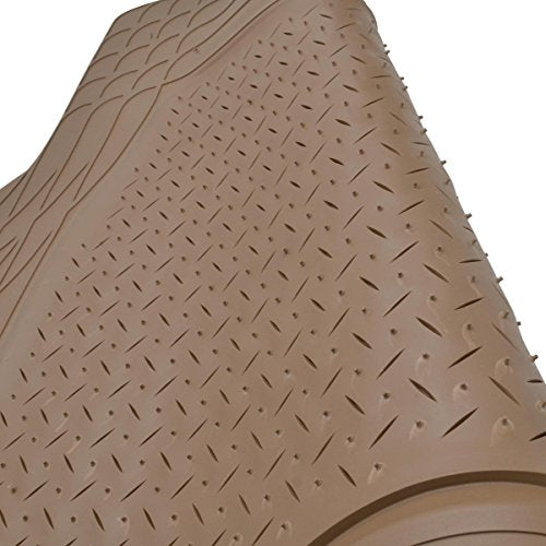 BDK Premium Cargo Car Trunk Mat/Liner - PVC (Beige) (31.5" x 50") - color: Beige
