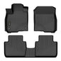 Floor Mats for Honda HR-V 2023-2027/ HR-V Hybrid 2023-2027 All Weather Protection TPE Heavy Duty Non-Slip Automotive Floor Liners Fits Front& 2nd Row Full Set Accessories, Black - style: 3) For HR-V/Hybrid 2023-2027