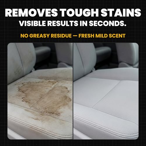 CAR Guys Super Cleaner | Interior Car Cleaner for Tough Stains | Stain Remover for Car Seats, Carpet, Upholstery, & Leather | 18 Oz Kit with Microfiber Towel - size: 18 Oz Kit (w/ Towel)