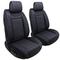 Aierxuan Front Car Seat Covers Waterproof Leather Universal for Chevy Acura Lexus Jetta Tiguan Jeep Wrangler Liberty Cherokee Mitsubishi Outlander Kia Hyundai Accent Audi (2 Pcs Front/Black) - color: 2 PCS Front/Black