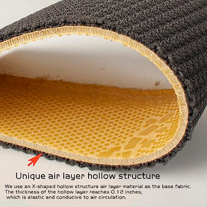 Car Seat Cover Ultra-Thin Ice Silk Woven Fabric, 3D Elastic Fiber Structure with Silicone Non-Slip Base Fabric, All-Season Front Seat Covers for Cars and SUVs (black1) - color: black1